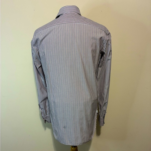 Borrelli Napoli Men’s Striped Dress Shirt - Picture 5 of 8
